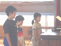 理科作品展の賞状伝達