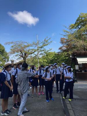 自刀の地にて